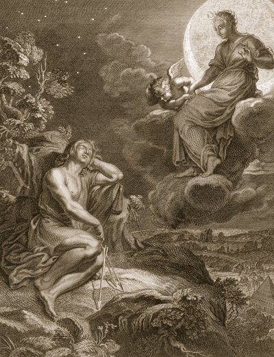 The Moon and Endymion by Bernard Picart